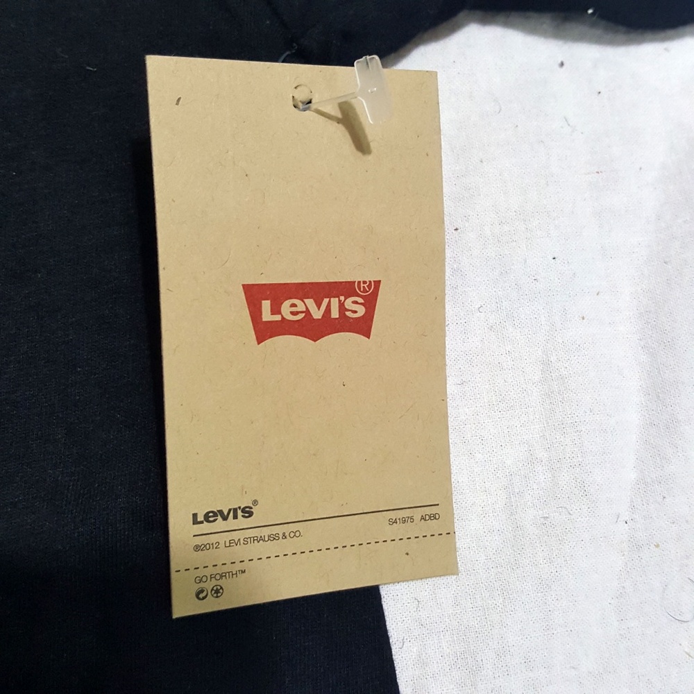 Levi's California Bear Flag Logo T-Shirt BLACK XS - Picture 3 of 4